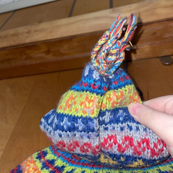 Gap Colorful  Infant Zip Up Cardigan Hooded Sweater Nordic Design 6-12 months - Picture 7 of 9